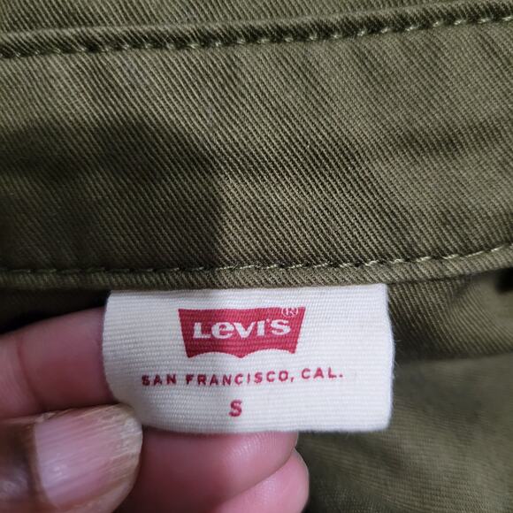 Levis Baggy Surplus Jumpsuit Green Flight Suit Oversized Cotton Coveralls Small - Picture 7 of 13